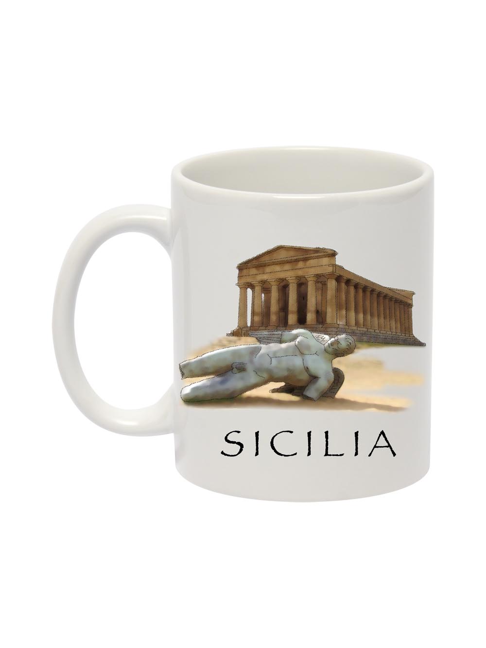 Prodotto Souvenir Italia: Mug ceramica Sicilia