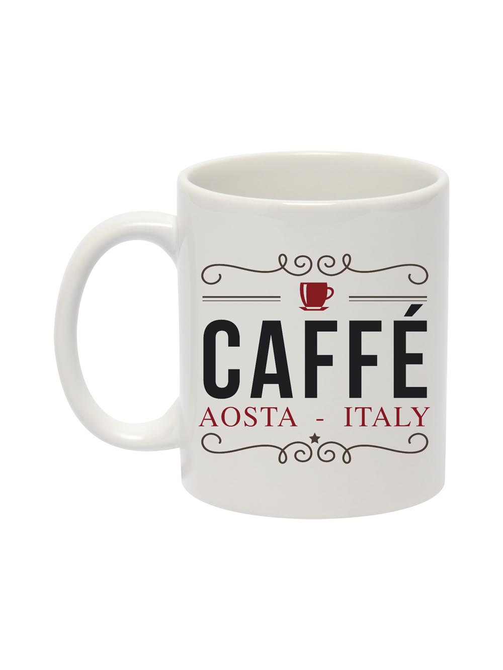 Prodotto Souvenir Italia: Mug ceramica Aosta