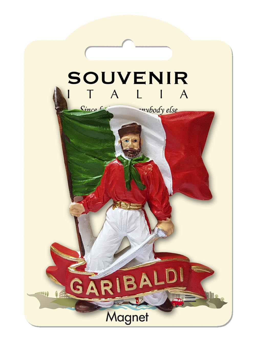 Prodotto Souvenir Italia: Classic Magnete Garibaldi