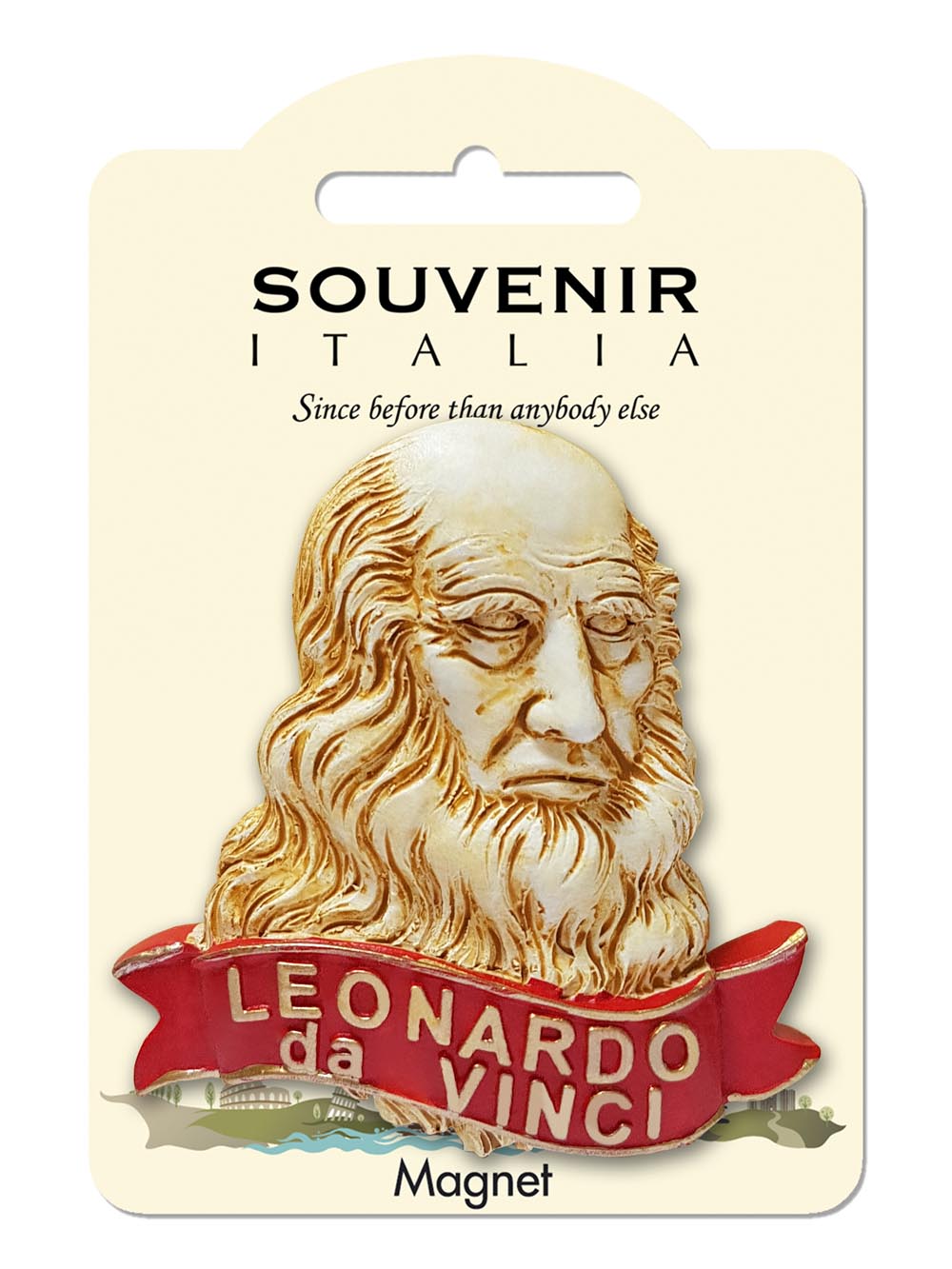 Prodotto Souvenir Italia: Classic Magnete Leonardo da Vinci