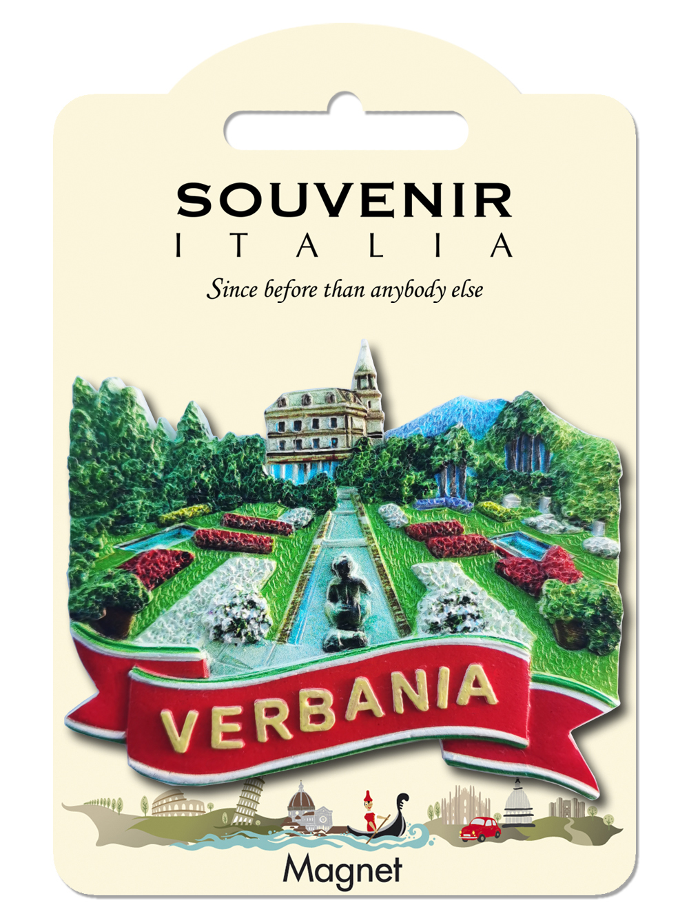 Prodotto Souvenir Italia: Classic Magnete in resina Verbania