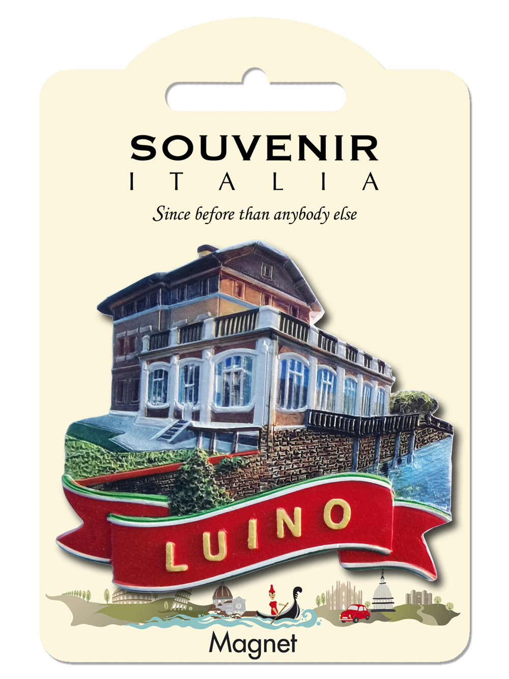 Prodotto Souvenir Italia: Classic Magnete in resina Luino