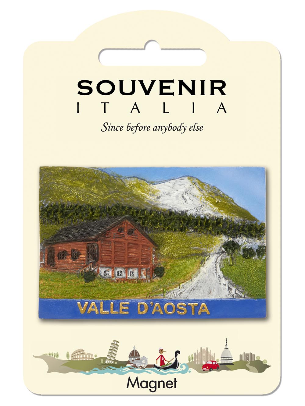 Prodotto Souvenir Italia: Classic Magnete Aosta