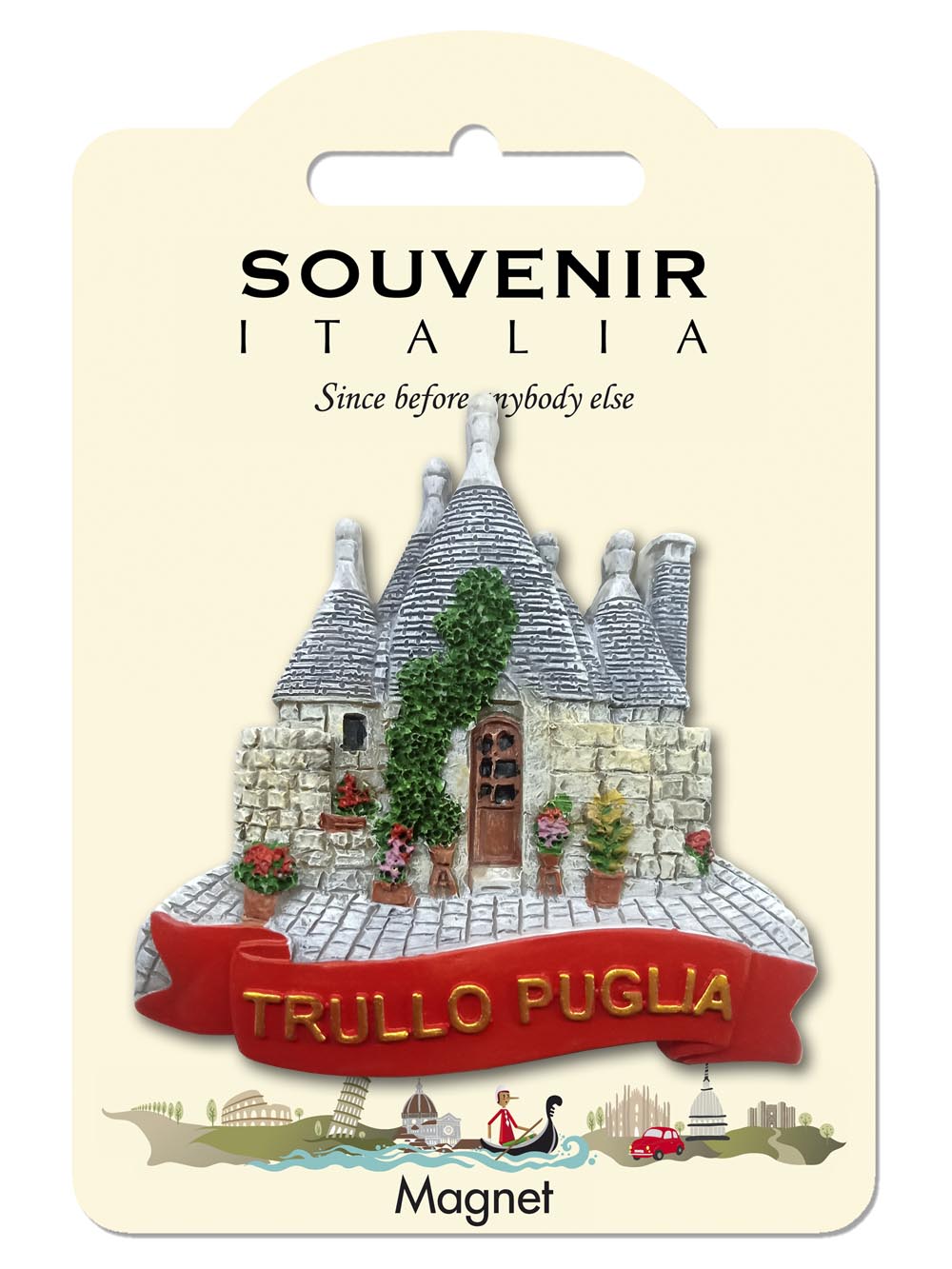 Prodotto Souvenir Italia: Classic Magnete Trullo Puglia