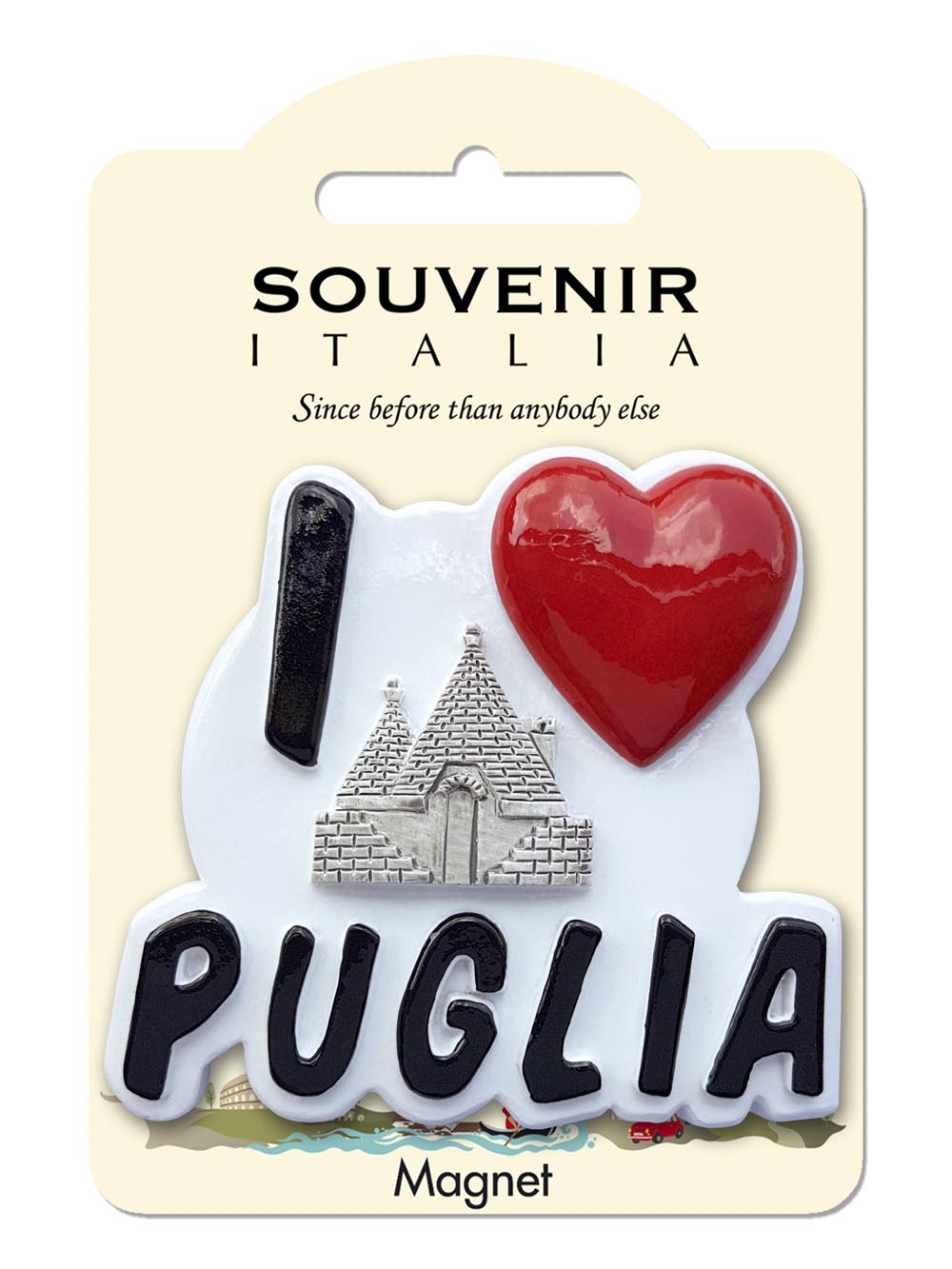 Prodotto Souvenir Italia: Classic Magnete Puglia
