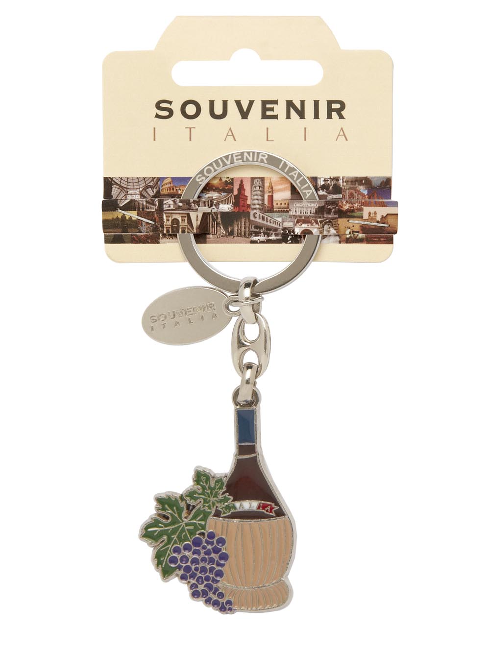 Prodotto Souvenir Italia: Portachiavi Metallo Italia