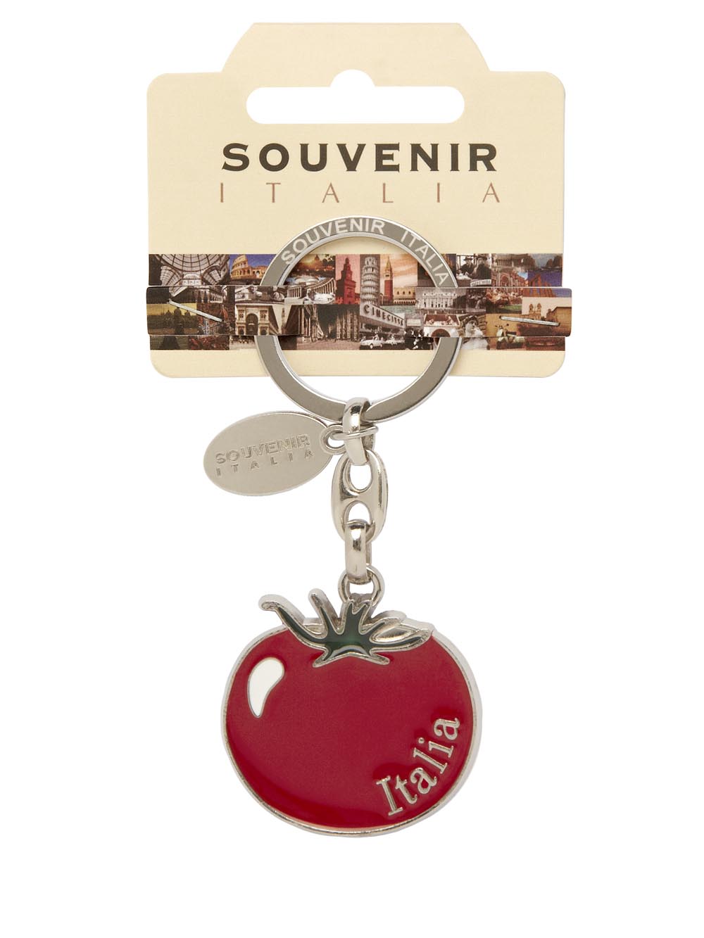 Prodotto Souvenir Italia: Portachiavi Metallo Italia