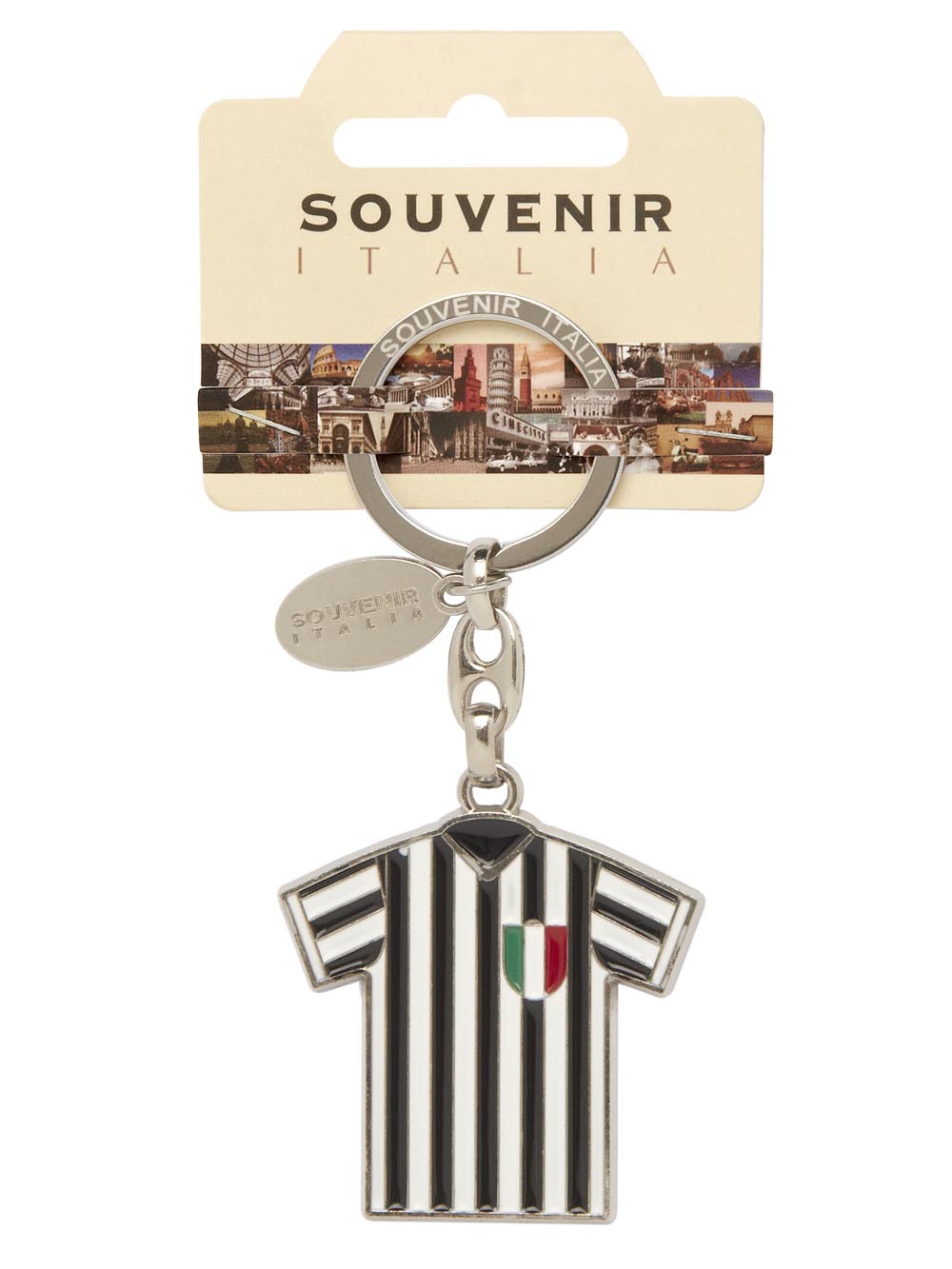 Prodotto Souvenir Italia: Portachiavi Metallo Juve
