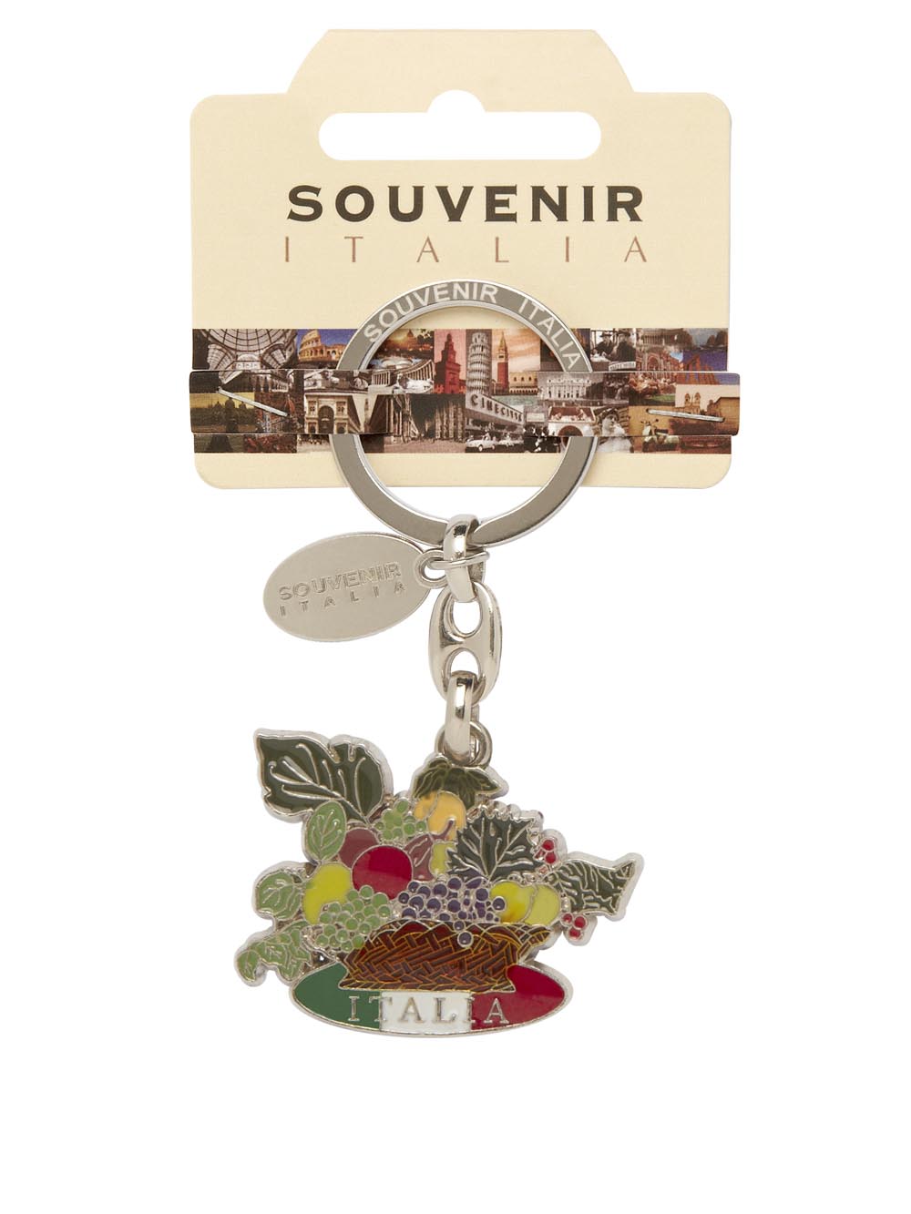 Prodotto Souvenir Italia: Portachiavi Metallo Italia