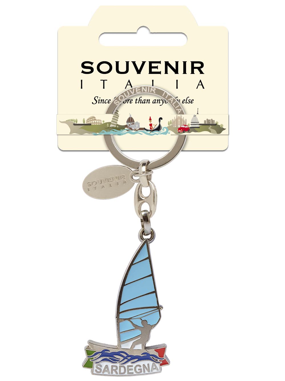 Prodotto Souvenir Italia: Portachiavi Metallo Sardegna
