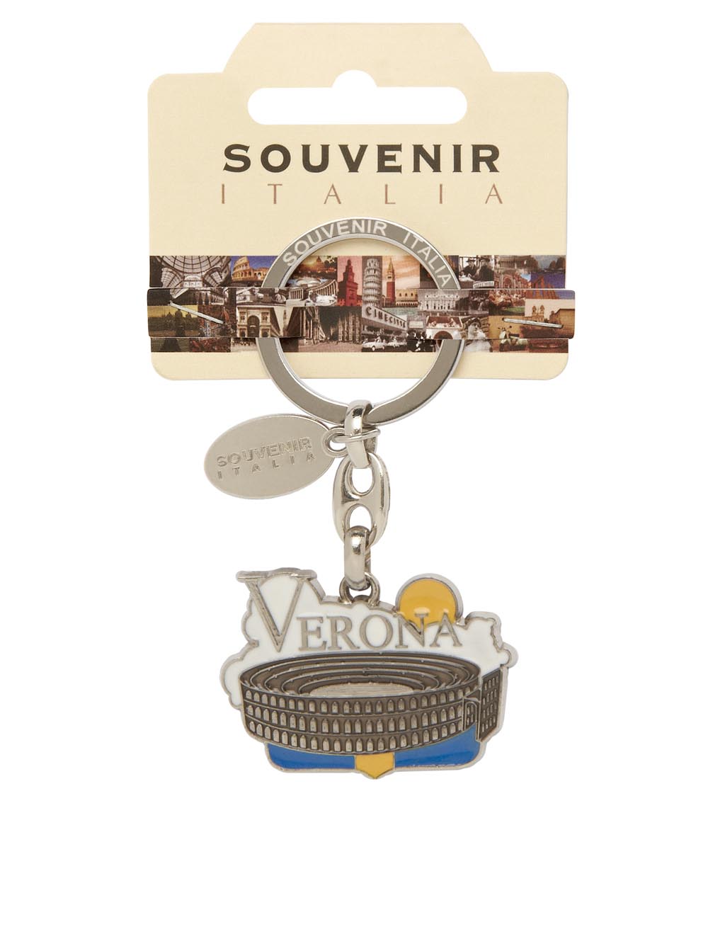 Prodotto Souvenir Italia: Portachiavi Metallo Verona