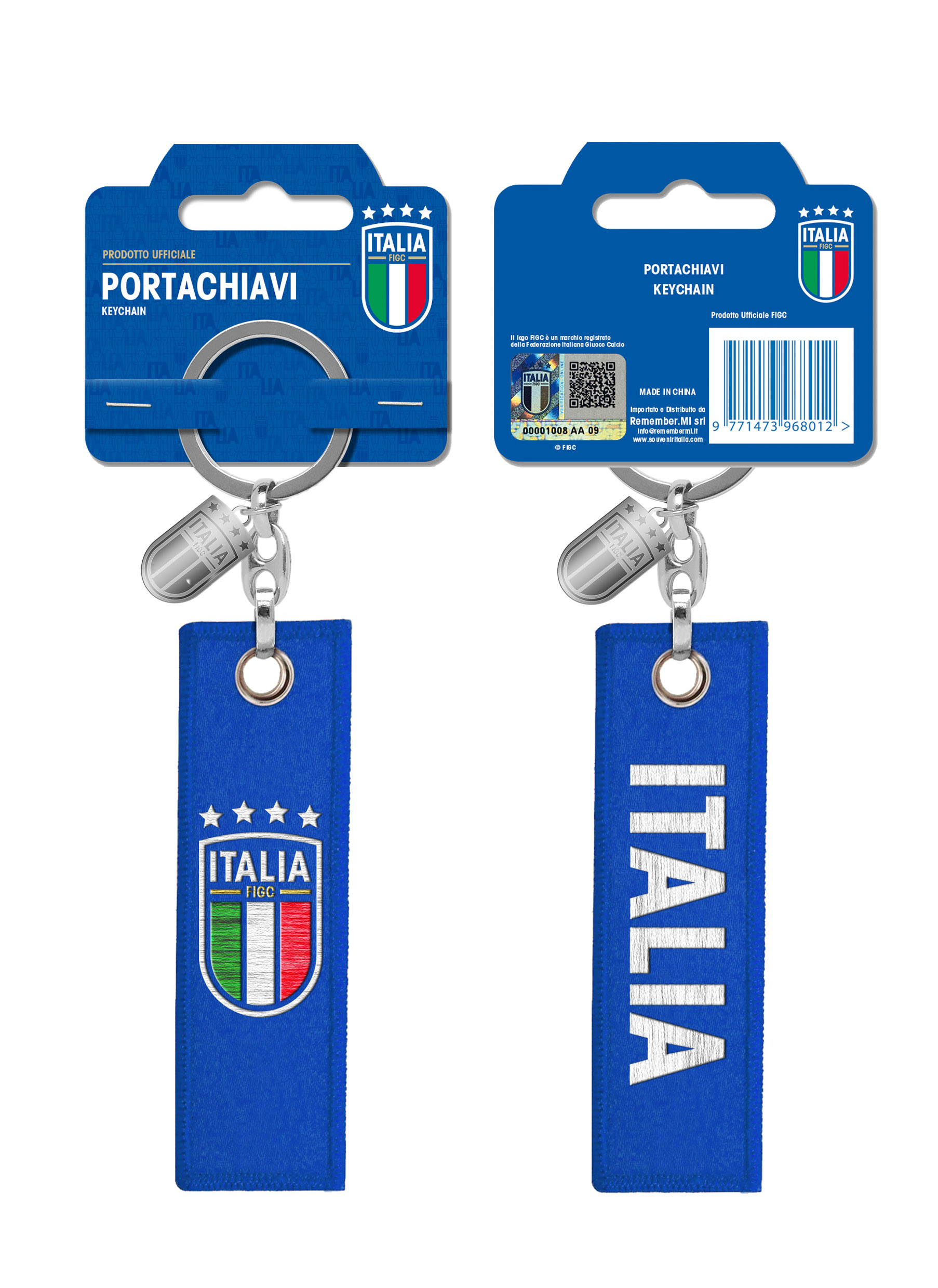 Portachiavi in tessuto semi rigido